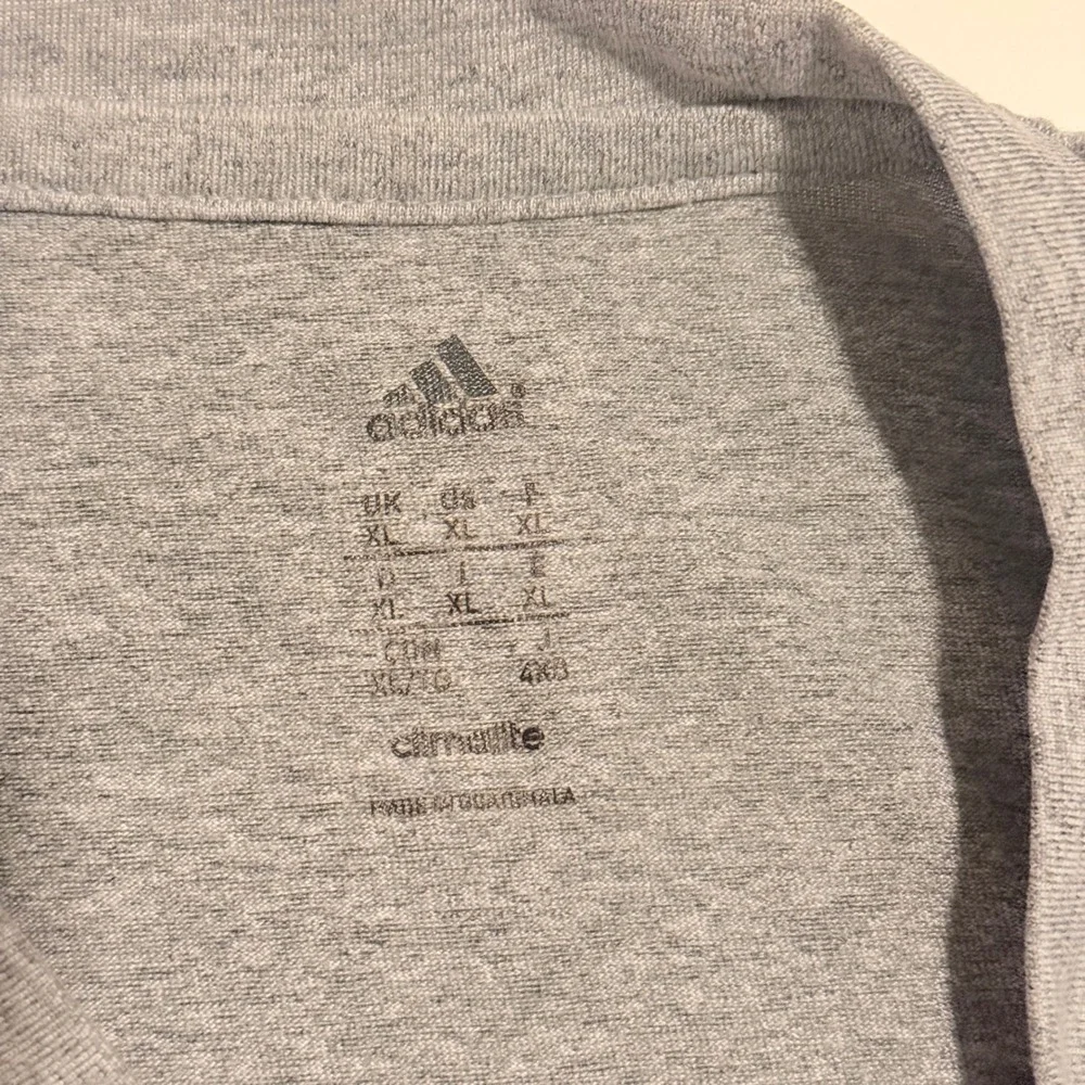 Adidas T-Shirt Mens XL Gray NC State Wolfpack Basketball Climalite Performance